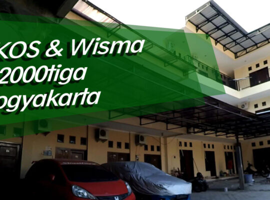 Kos dekat UGM Jogja, Wisma 2000tiga Yogya